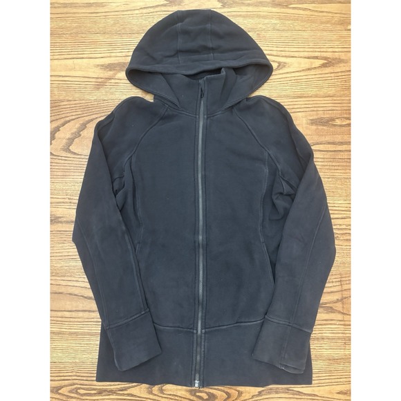 Lululemon Women's Size 10 Black Hooded Radiant Jacket - Picture 1 of 6
